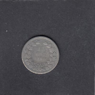 Beschrijving: 25 Cent WILLEM III